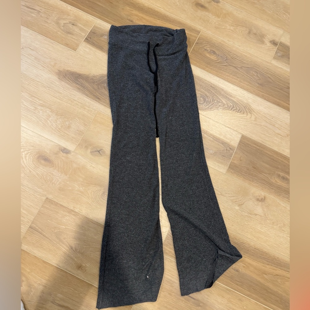 Wildfox Grey Fleece Sweats/Yoga Pants